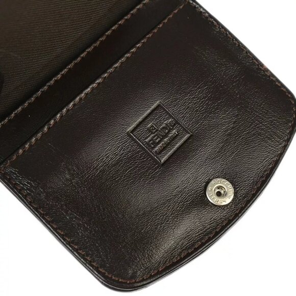 Fendi Brown Zucca Coin Case Wallet - Picture 6 of 7